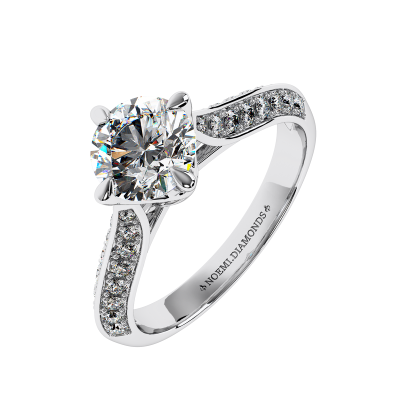 0.55 ct Cosmic Star Diamond Ring