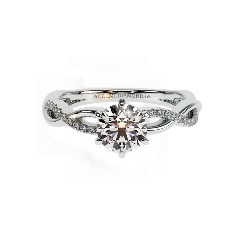 0.9 Carat Blissful Wave Diamond Ring