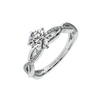 0.9 Carat Blissful Wave Diamond Ring