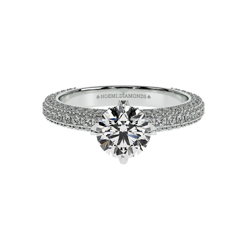 1.15 Carat Ember Arc Diamond Ring