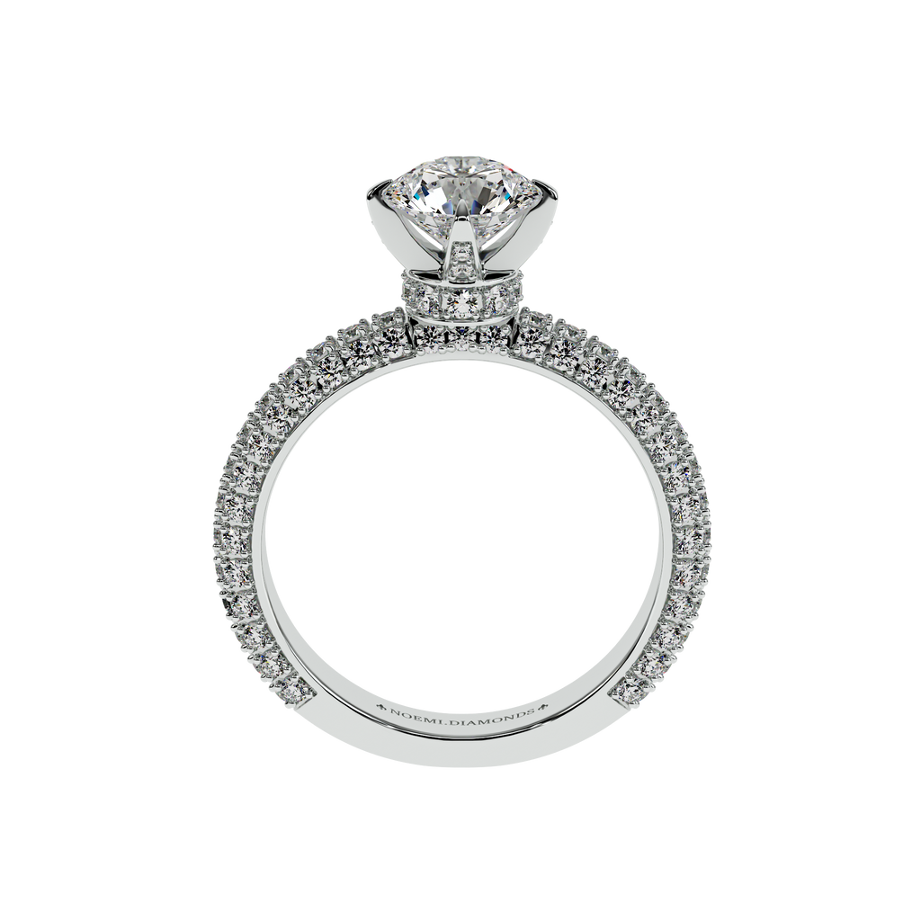 Anello con taglio Asscher da 2 carati