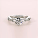 0.9 Carat Blissful Wave Diamond Ring