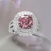 Eve - Double halo diamond ring