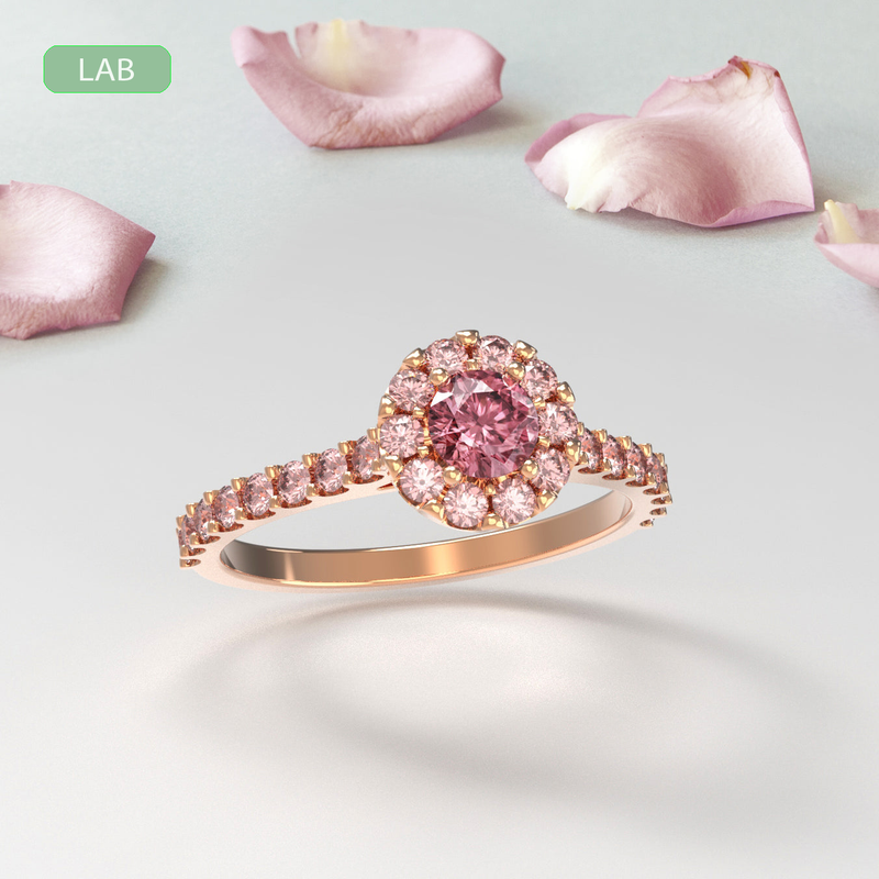 Pink Diamond Ring