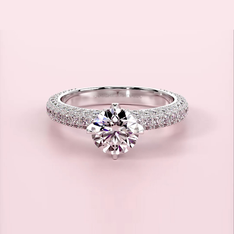 1.15 Carat Ember Arc Diamond Ring