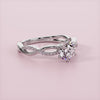 0.9 Carat Blissful Wave Diamond Ring