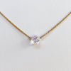 Collana essenziale in oro Pure Diamonds con un diamante da 0,32 carati (Castone)