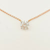 Pure Diamonds essential gold necklace with a 1.06 carat brilliant