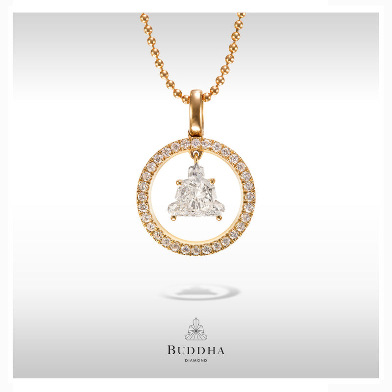 Buddha charm necklace hotsell