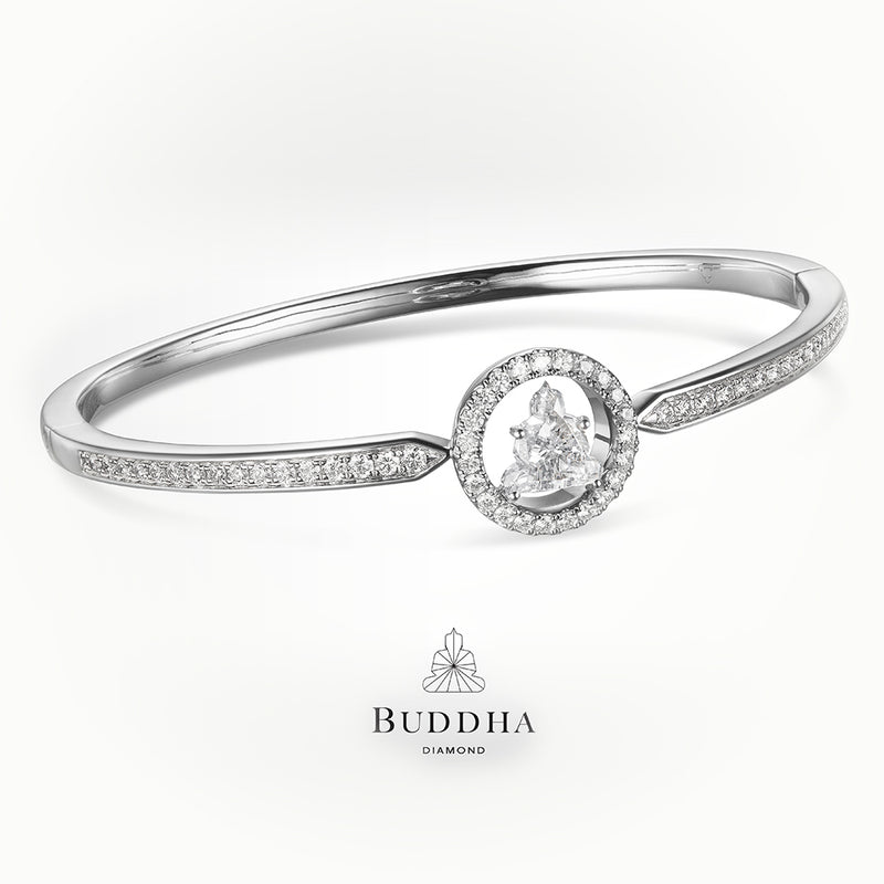 Bracciale con diamanti del Giardino del Buddha
