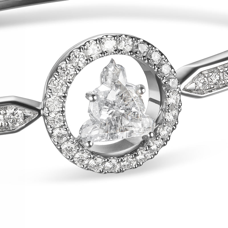 Bracciale con diamanti del Giardino del Buddha