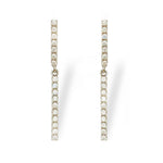 Noemi Pure diamond bar earrings