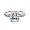 2 Carat Asscher Cut Diamond Ring