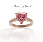 0.15 carat, Fancy Pink Diamond, 4PR, Heart Shape, VS1 Clarity, GIA & ARGYLE