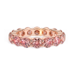 Fancy Colour Pink Diamond Eternity Ring