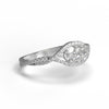 'Embrace' Oval diamond ring