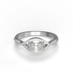 'Embrace' Oval diamond ring