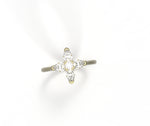Anello con diamante Giglio