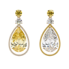 Bi-Colour 9 carat Diamond Sparklers