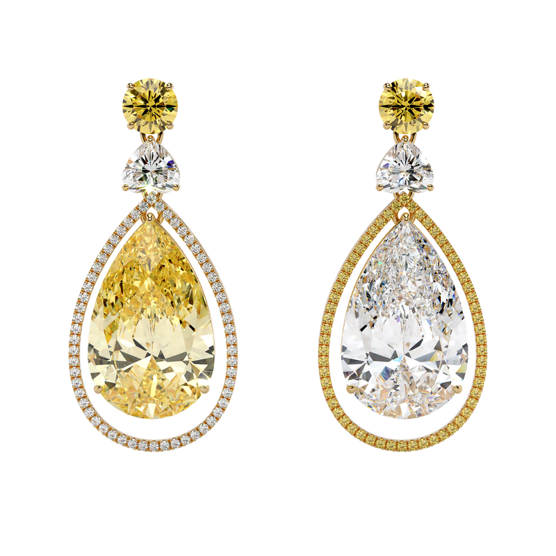 Bi-Colour 9 carat Diamond Sparklers