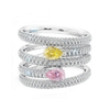 Anello con diamanti Claire Swirl