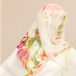 iDress-Silk Chiffon Scarf Glory Lily- Bridal