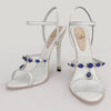 iDress Sandals with sapphires and diamonds