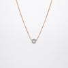 Collana essenziale in oro Pure Diamonds con un diamante da 0,32 carati (Castone)