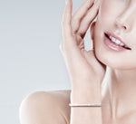 Bracciale in diamanti puri - Diamante di grandi dimensioni