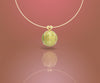 Kiki- Diamond tennisball pendant