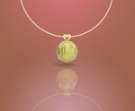 Kiki- Diamond tennisball pendant