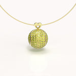 Kiki- Diamond tennisball pendant