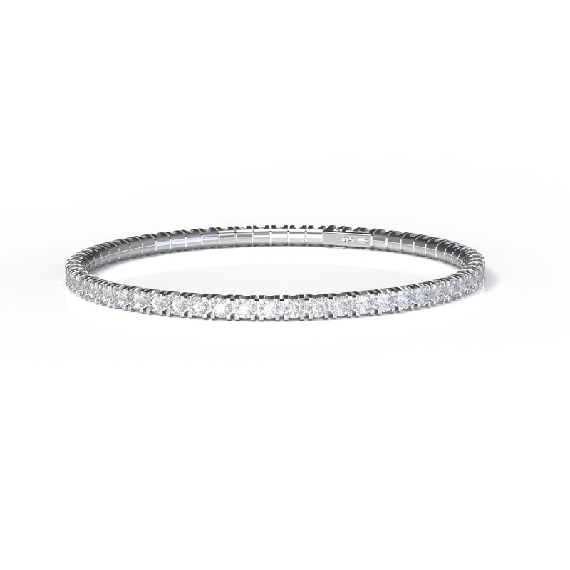 Bracciale in diamanti puri - Diamante di grandi dimensioni