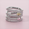 Anello con diamanti Claire Swirl