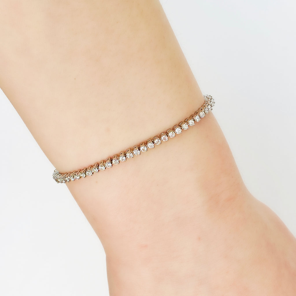 Bracciale in diamanti puri - Dimensione diamante piccolo