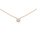 Pure Diamonds essential gold necklace with a 1.06 carat brilliant