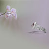 Orchid Garden - Double halo diamond ring