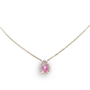 Early Spring Garden- Pink diamond necklace
