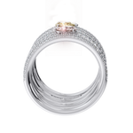 Anello con diamanti Claire Swirl