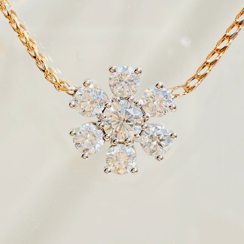 Lily Garden diamond necklace