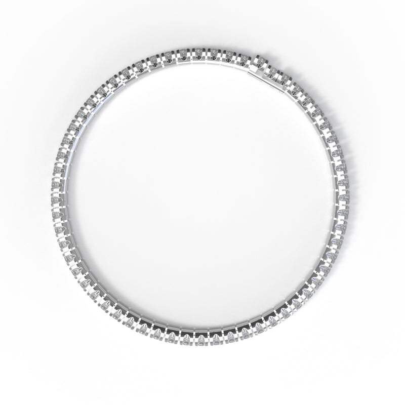 Bracciale in diamanti puri - Diamante di grandi dimensioni