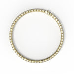 Bracciale in diamanti puri - Diamante di grandi dimensioni